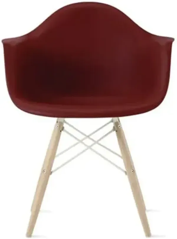 Eames Molded Plastic Armchair - Dowel Base