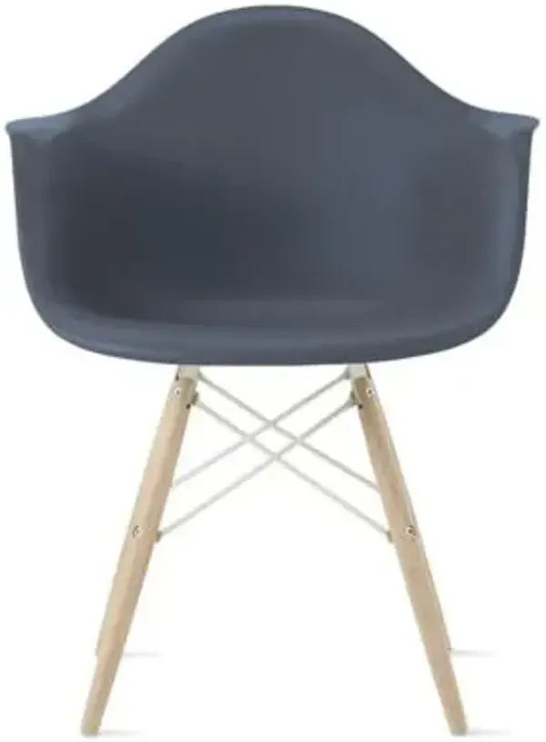 Eames Molded Plastic Armchair - Dowel Base