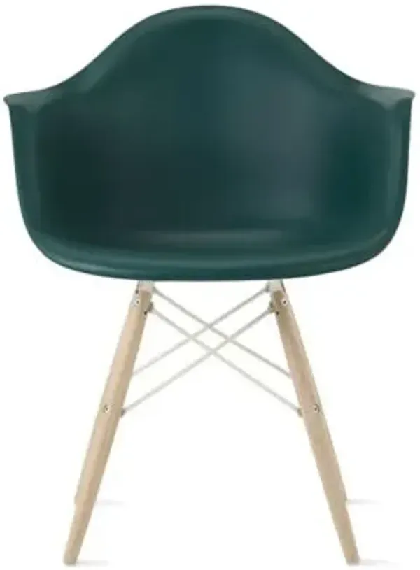 Eames Molded Plastic Armchair - Dowel Base
