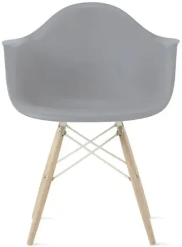 Eames Molded Plastic Armchair - Dowel Base