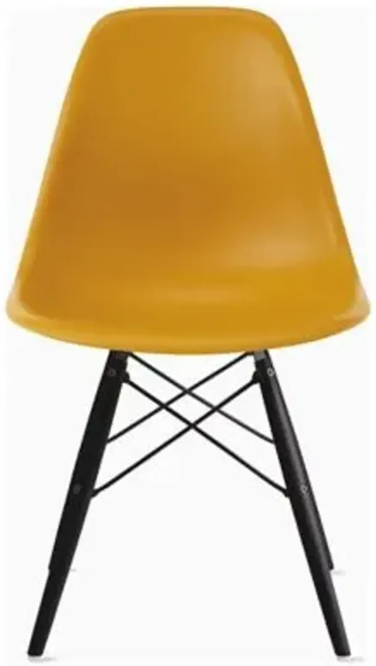 Eames Molded Plastic Side Chair with Dowel-Leg Bases