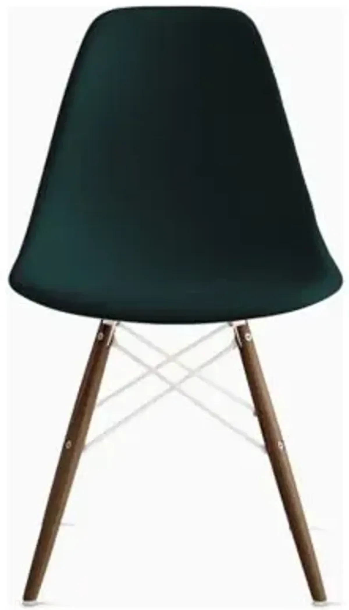 Eames Molded Plastic Side Chair with Dowel-Leg Bases