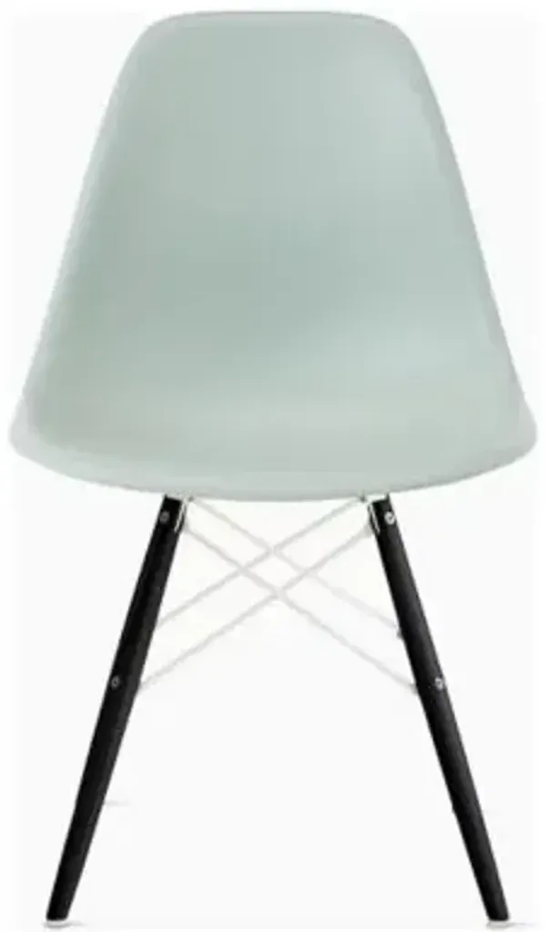 Eames Molded Plastic Side Chair with Dowel-Leg Bases