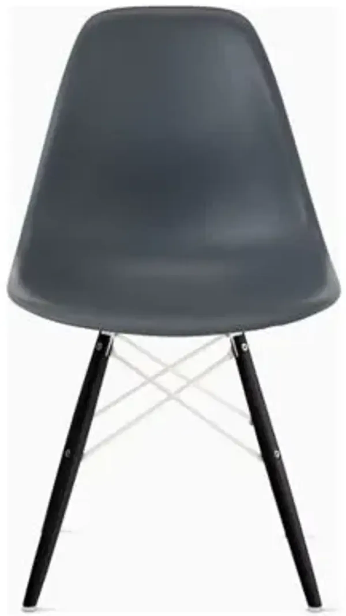 Eames Molded Plastic Side Chair with Dowel-Leg Bases