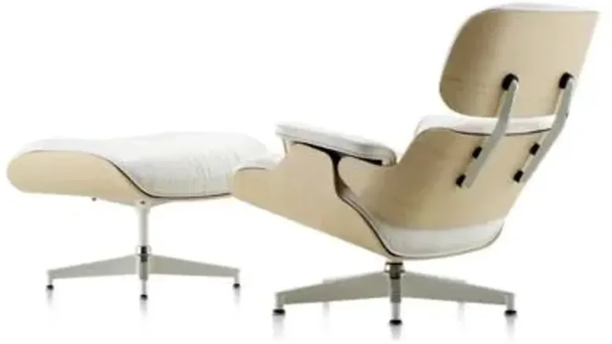 Eames Lounge Chair - White Ash