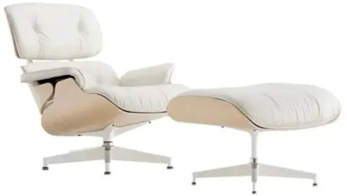 Eames Lounge Chair - White Ash