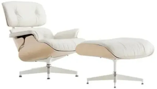 Eames Lounge Chair - White Ash