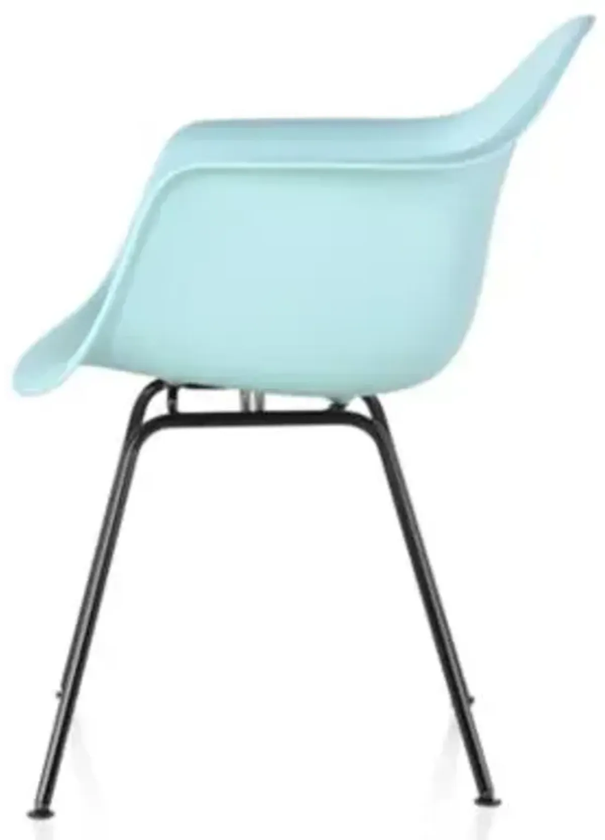 Eames Molded Plastic Armchair Chair - 4-Leg Base