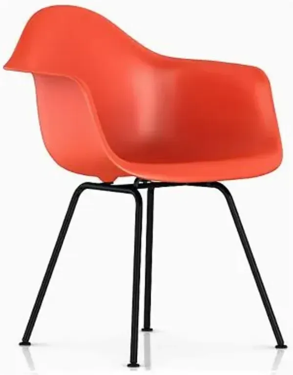 Eames Molded Plastic Armchair Chair - 4-Leg Base