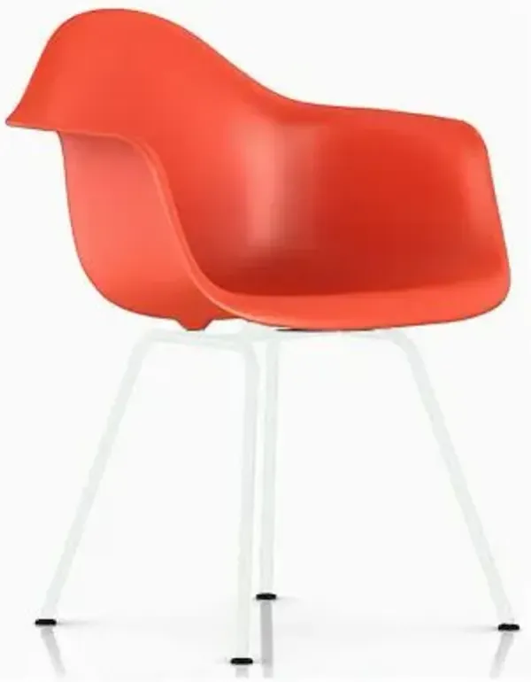 Eames Molded Plastic Armchair Chair - 4-Leg Base