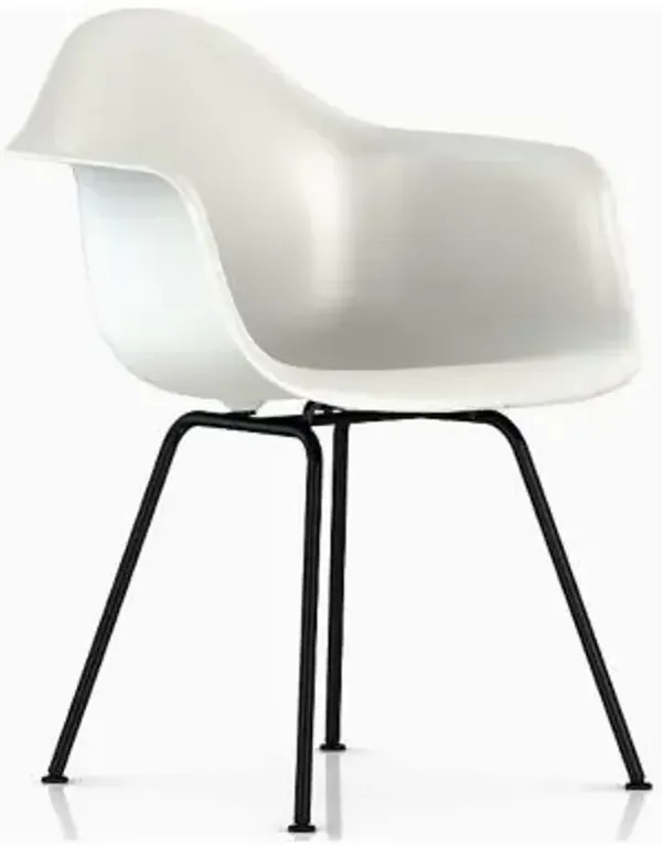 Eames Molded Plastic Armchair Chair - 4-Leg Base