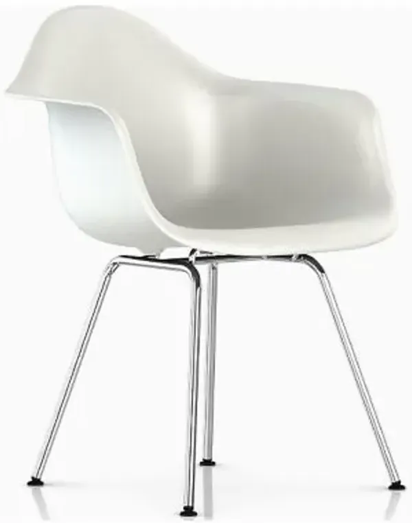 Eames Molded Plastic Armchair Chair - 4-Leg Base