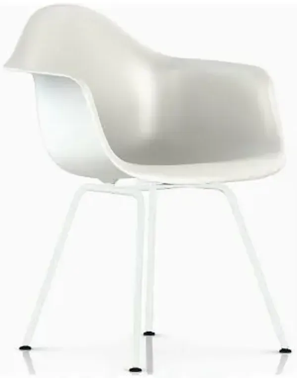 Eames Molded Plastic Armchair Chair - 4-Leg Base