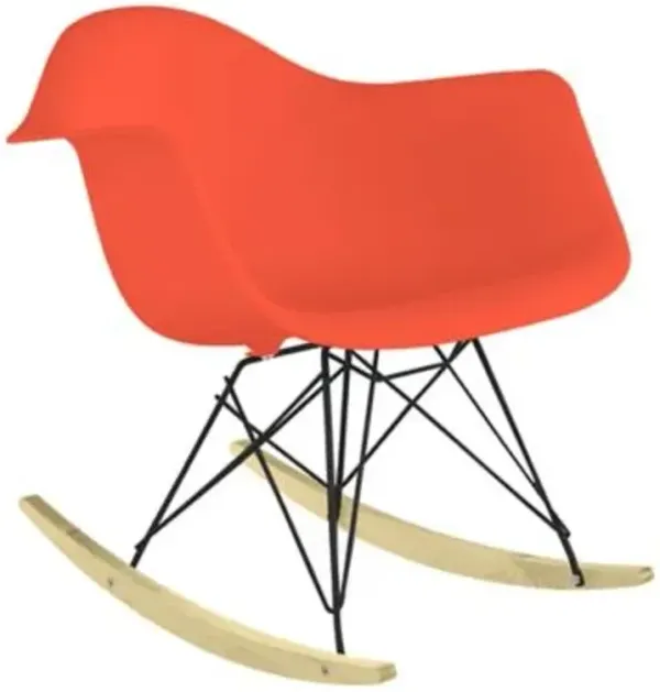 Eames Molded Plastic Armchair - Rocker Base