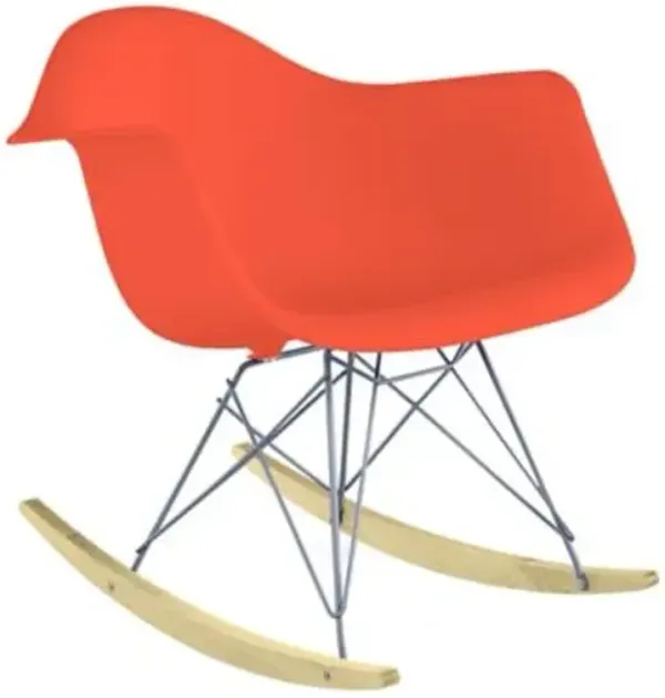 Eames Molded Plastic Armchair - Rocker Base