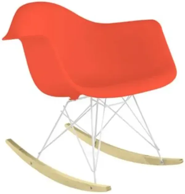 Eames Molded Plastic Armchair - Rocker Base
