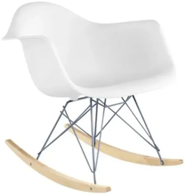 Eames Molded Plastic Armchair - Rocker Base