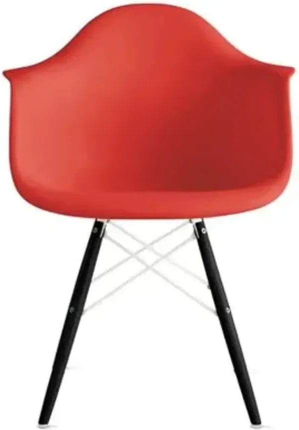 Eames Molded Plastic Armchair - Dowel Base
