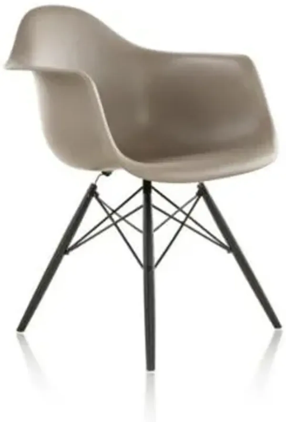 Eames Molded Plastic Armchair - Dowel Base