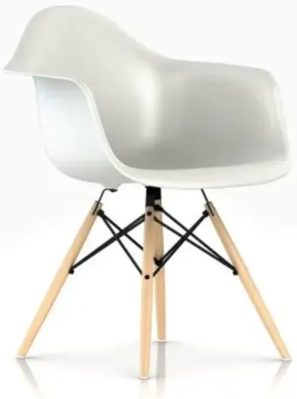 Eames Molded Plastic Armchair - Dowel Base