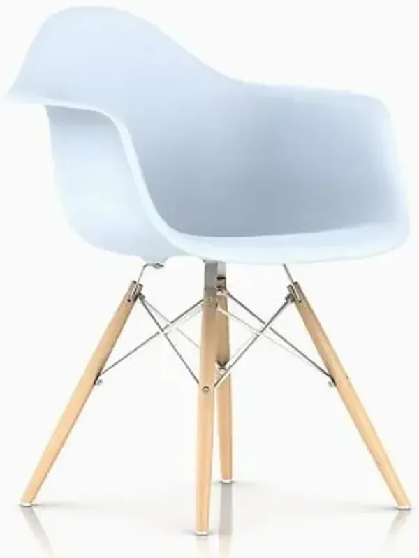Eames Molded Plastic Armchair - Dowel Base