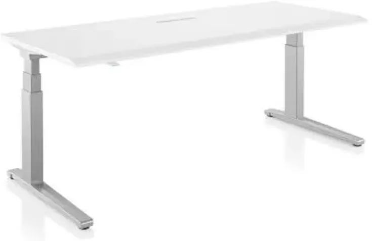 Renew Sit to Stand Desk C Foot with Laminate Top