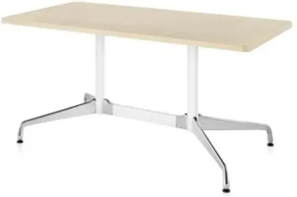 Eames Rectangular Table  with Veneer Top/Segmented Base