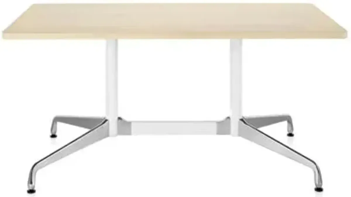 Eames Rectangular Table  with Veneer Top/Segmented Base