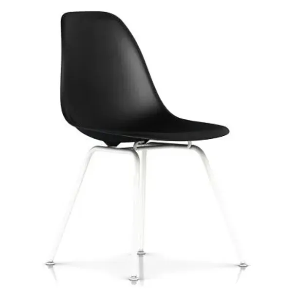 Eames Molded Plastic Side Chair - 4 Leg Base