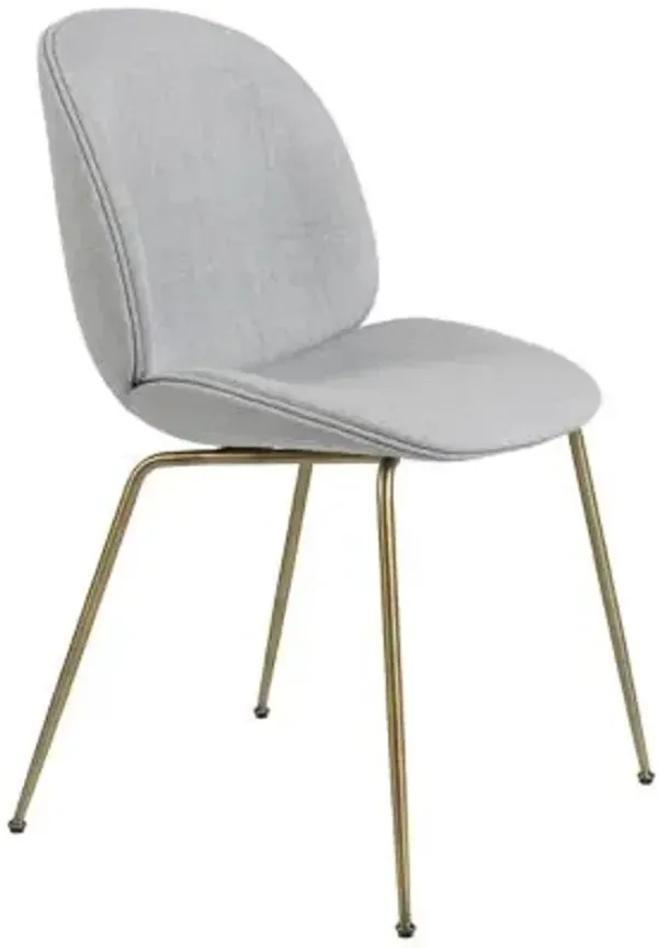 Beetle Upholstered Dining Chair Conic Base