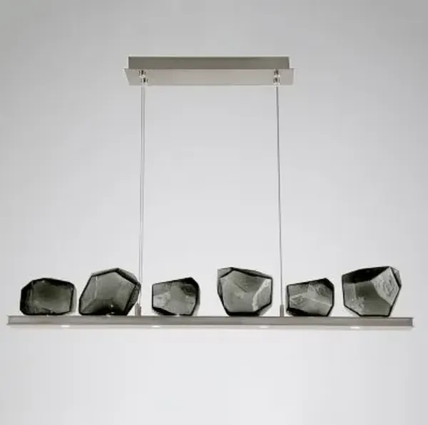 Gem Bezel LED Linear Suspension