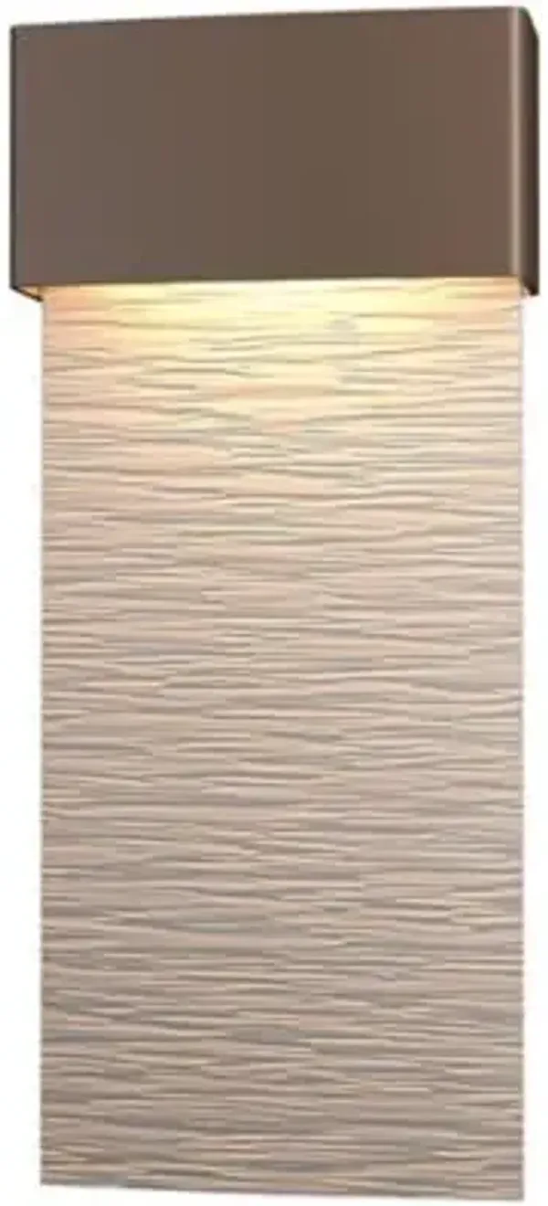Stratum Tall LED Outdoor Wall Sconce