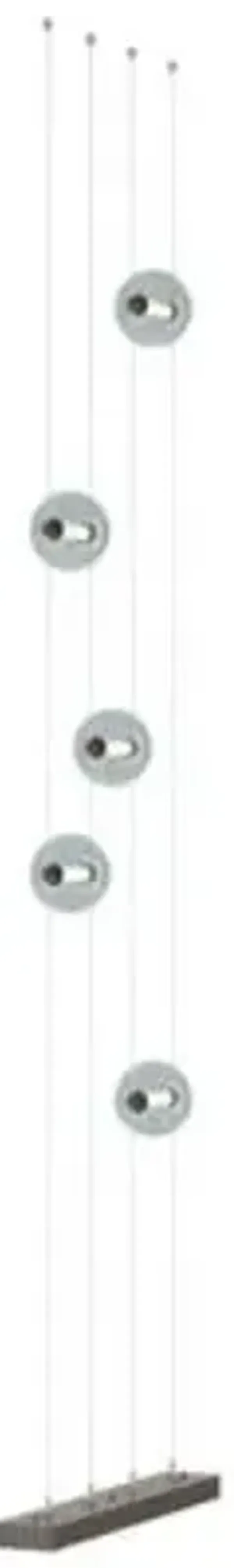 Abacus Floor to Ceiling Plug-In LED Lamp
