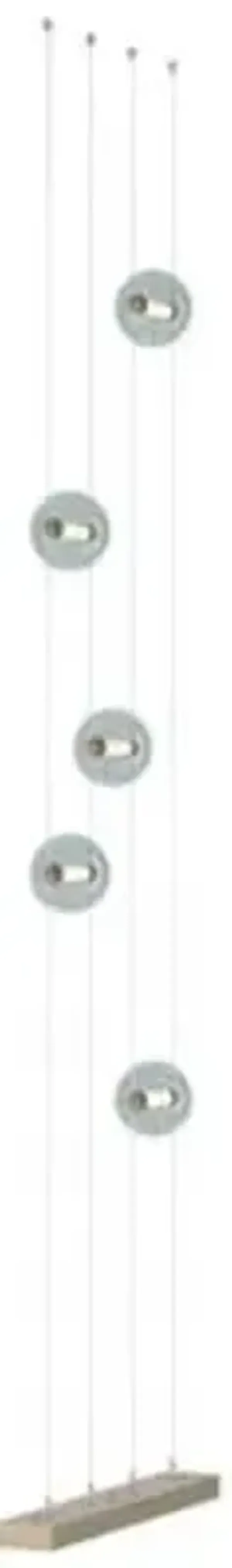 Abacus Floor to Ceiling Plug-In LED Lamp
