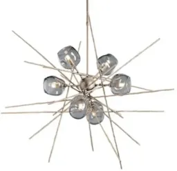 Soft Gold Thumbprint Grey / Soft Gold color