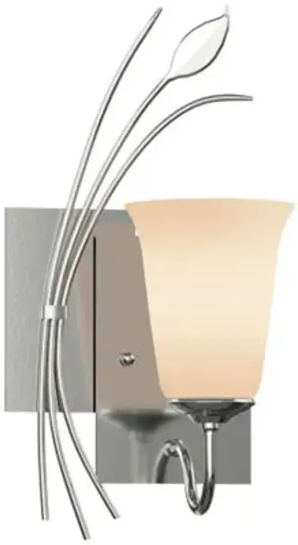 Forged Lead with Two Panels Wall Sconce