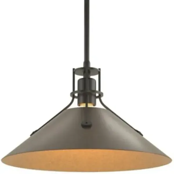 Henry Medium Steel Shade Pendant