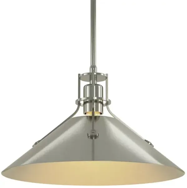 Henry Medium Steel Shade Pendant