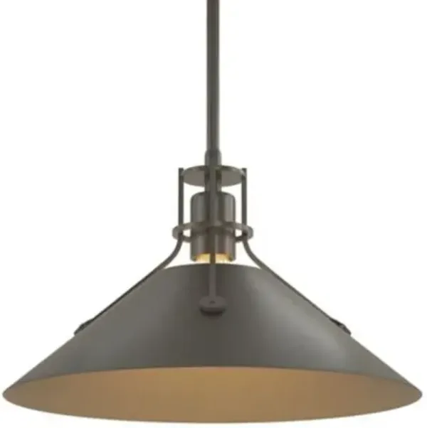 Henry Medium Steel Shade Pendant