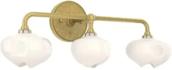 Ume 3-Light Curved Arm Vanity Light