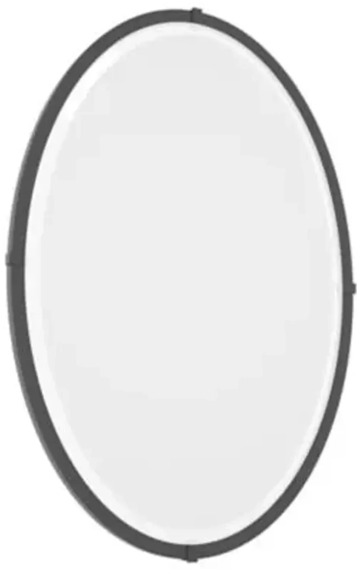 Beveled Oval Wall Mirror