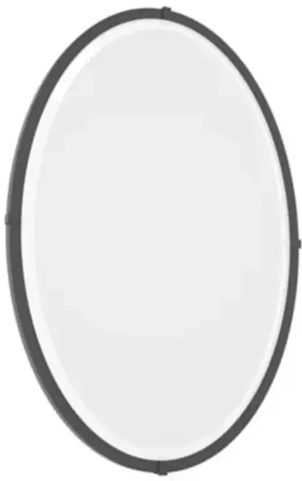 Beveled Oval Wall Mirror