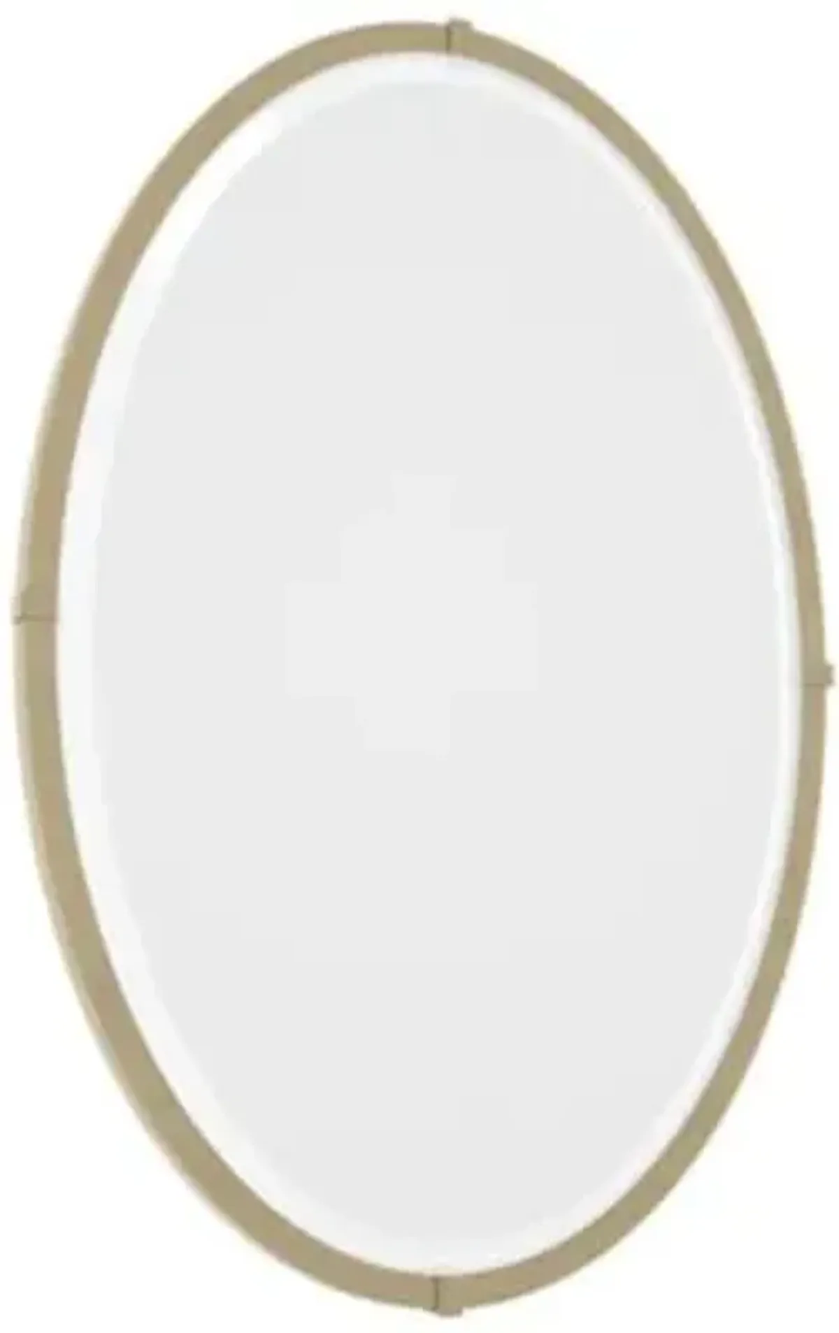 Beveled Oval Wall Mirror