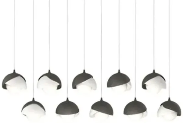 Brooklyn 10-Light Double Shade Rectangular Multi-Light Pendant