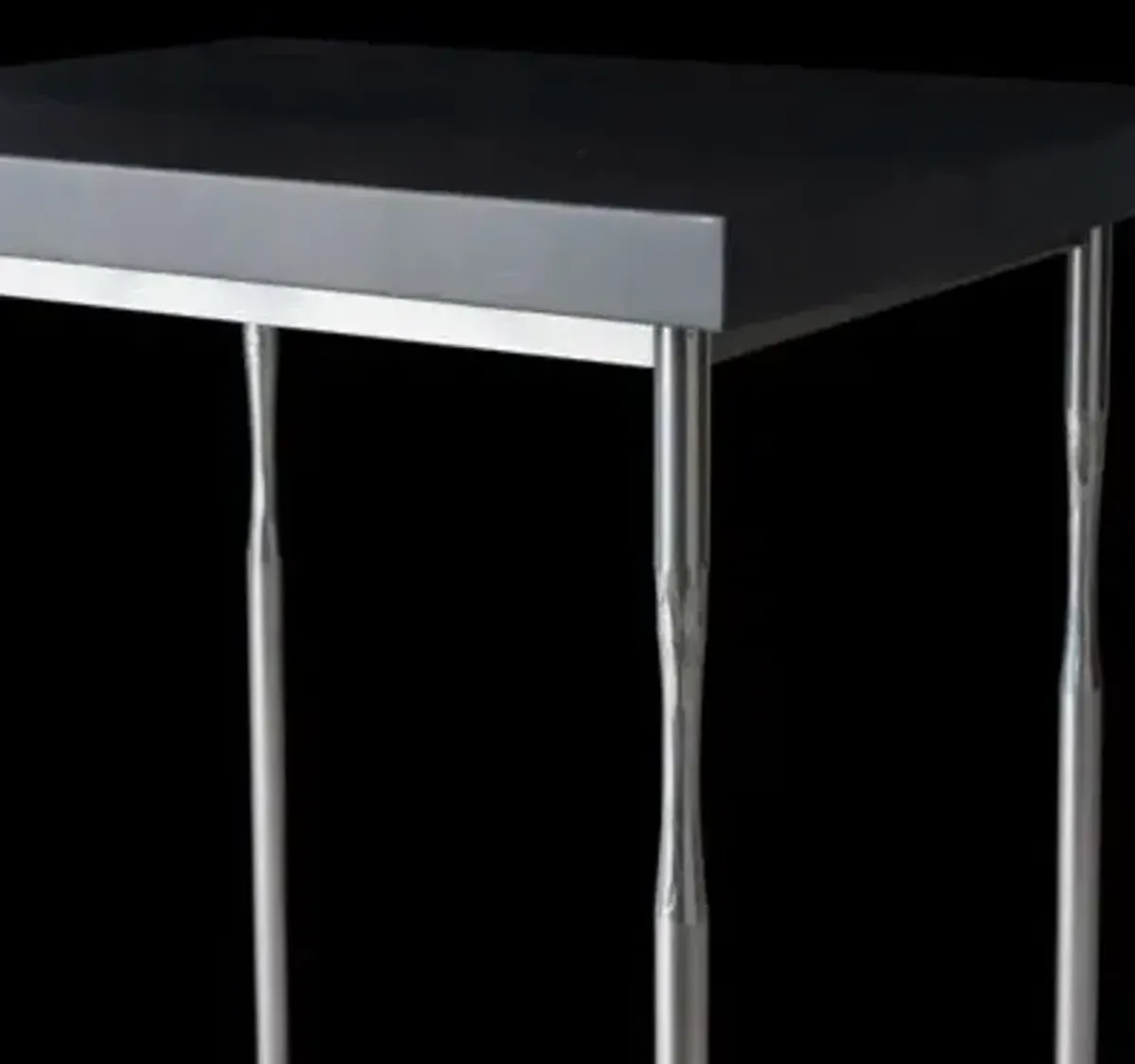 Senza Wood Top Side Table