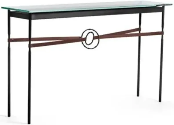 Equus Glass Top Console Table