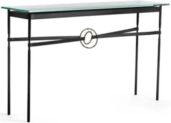 Equus Glass Top Console Table