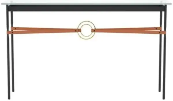 Equus Glass Top Console Table