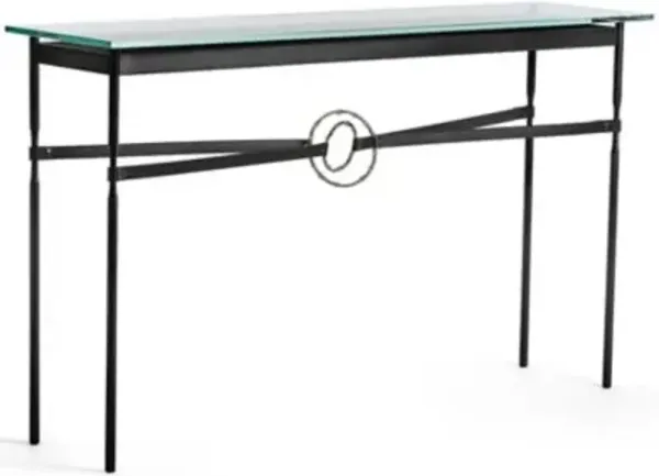 Equus Glass Top Console Table