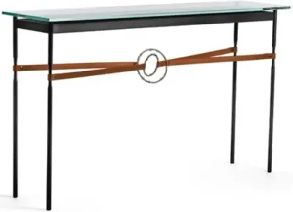Equus Glass Top Console Table